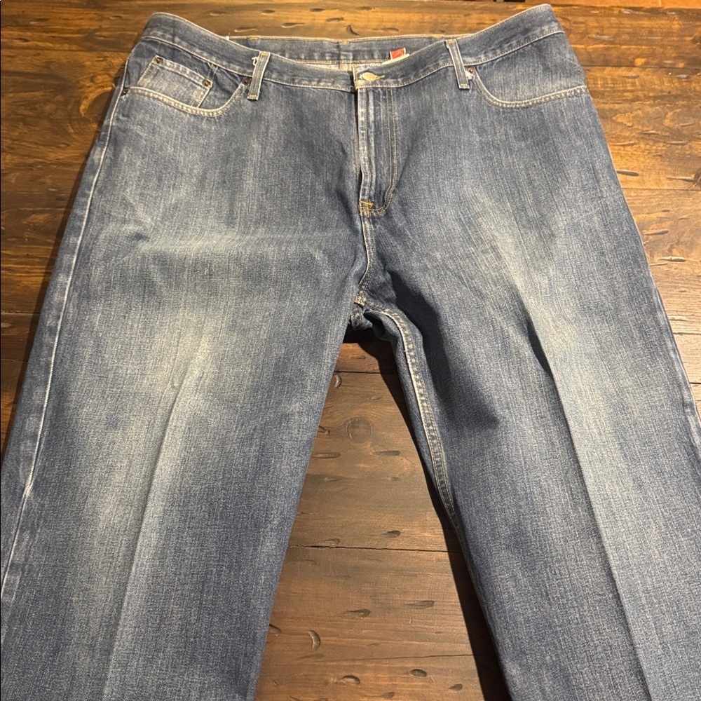Stetson 1520 Men's Faded Blue Straight Leg Jeans-Size:  42x36 - Picture 3 of 10